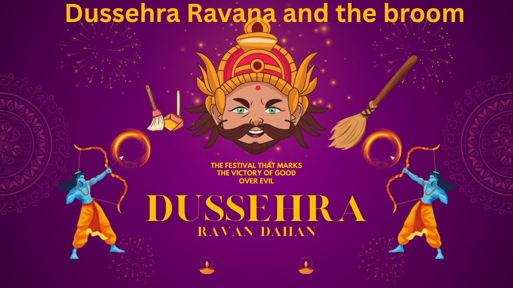 dussehra ravana and the broom (1)